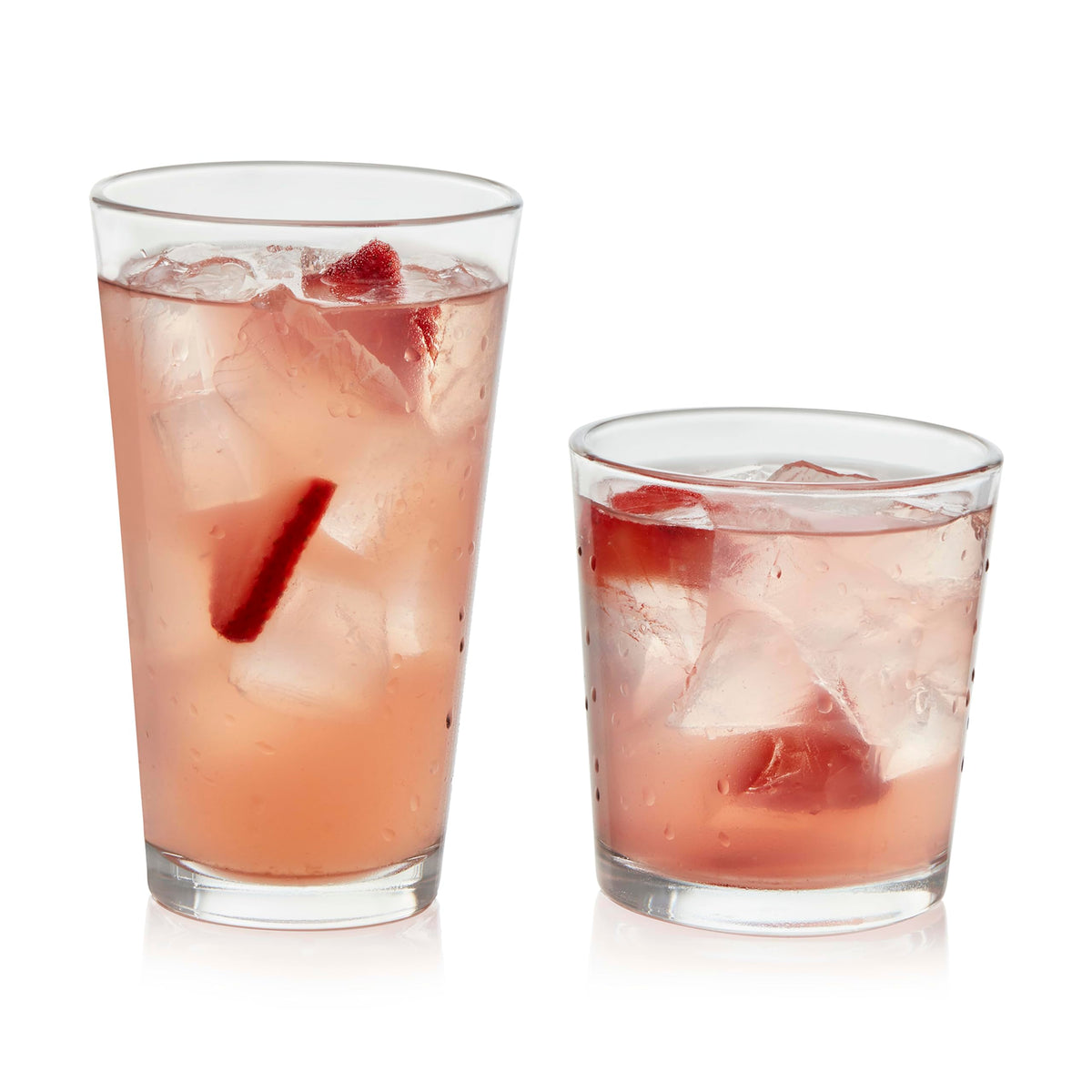 Libbey Flare Rocks set complements casual or formal tables.