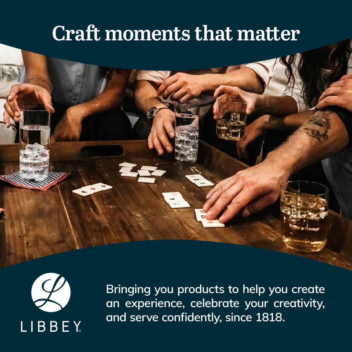 Libbey Flare Rocks party-ready glassware for garden gatherings and everyday use.