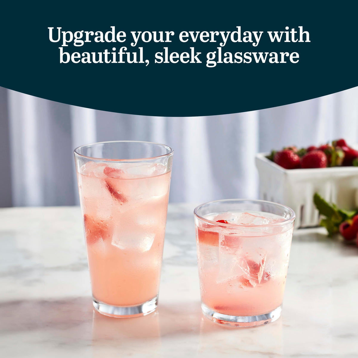 Libbey Flare Rocks 13oz rocks glass for whiskey or spirits at gatherings.