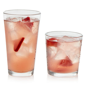 Libbey Flare Rocks tumbler 16oz for everyday ice drinks and casual entertaining.