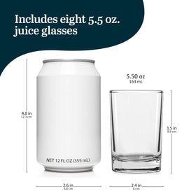 Libbey heavy-base glasses designed for stable pours of cold beverages.