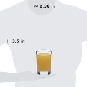 Libbey heavy base juice glass, dishwasher safe after use