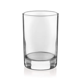 Libbey heavy-base juice glass side view with elegant silhouette