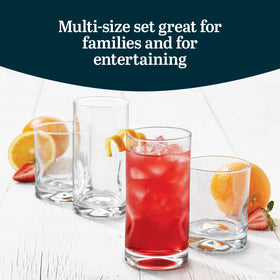 Libbey Impressions 12-ounce rocks glass perfect for sipping drinks.