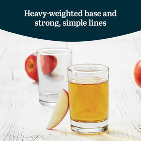 Libbey lead-free juice glasses safe for daily use and casual entertaining.