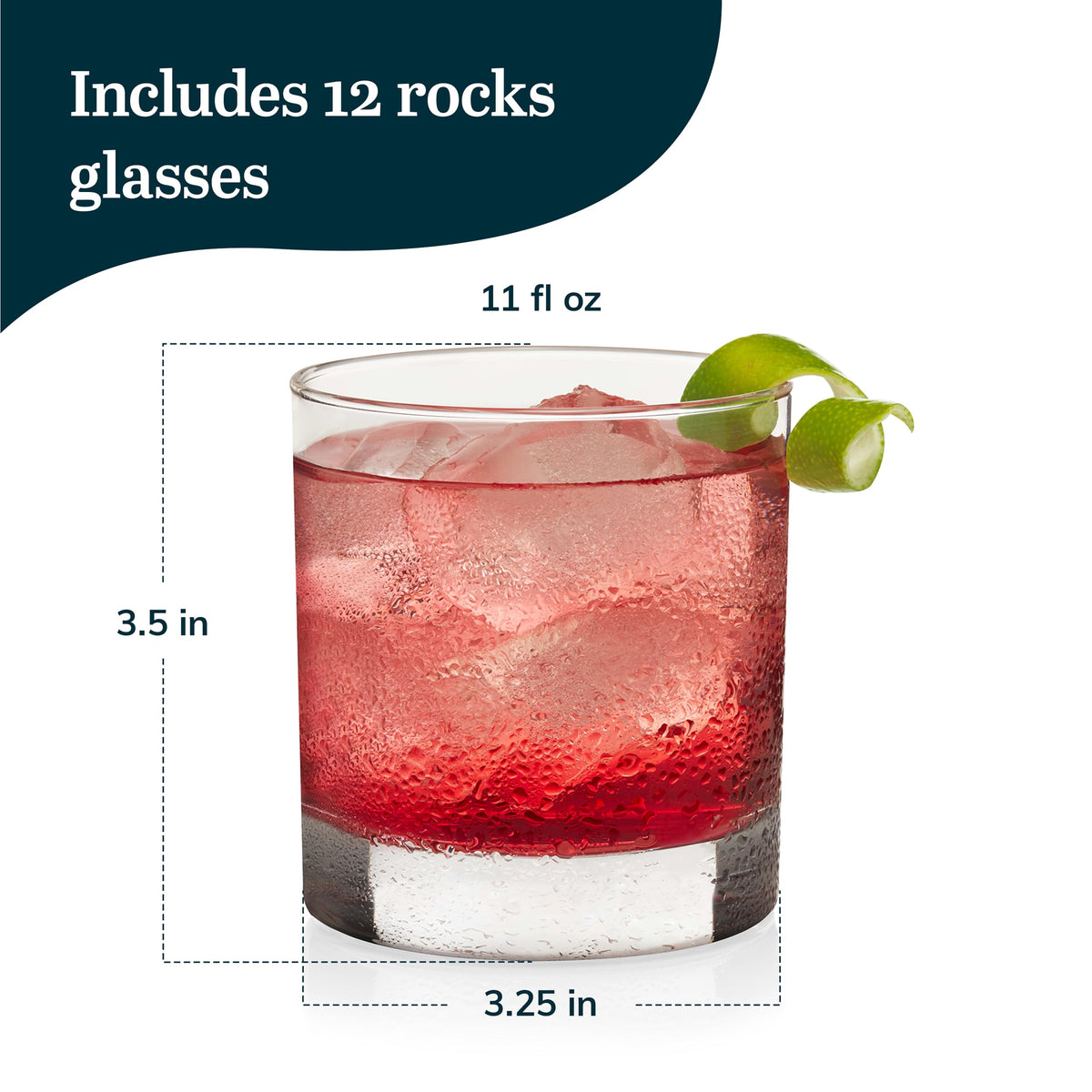 Libbey old-fashioned glasses with simple lines elevate table setting