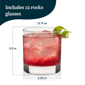 Libbey old-fashioned glasses with simple lines elevate table setting