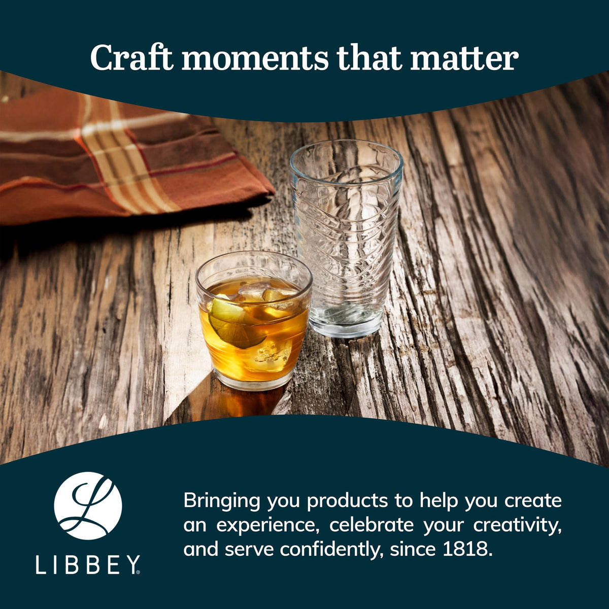 Libbey Orbita dishwasher-safe glasses ready for easy cleanup after entertaining.