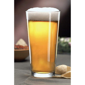 Durable Libbey 16 oz pint glass ideal for beer and cocktails.