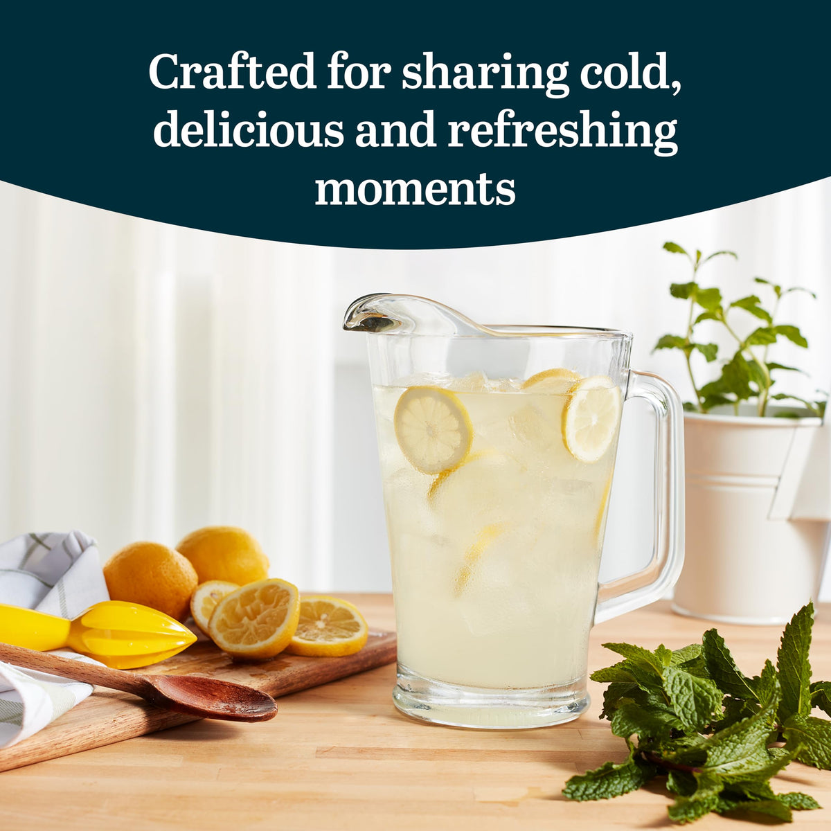 Libbey pitcher spout designed for smooth, mess-free pouring