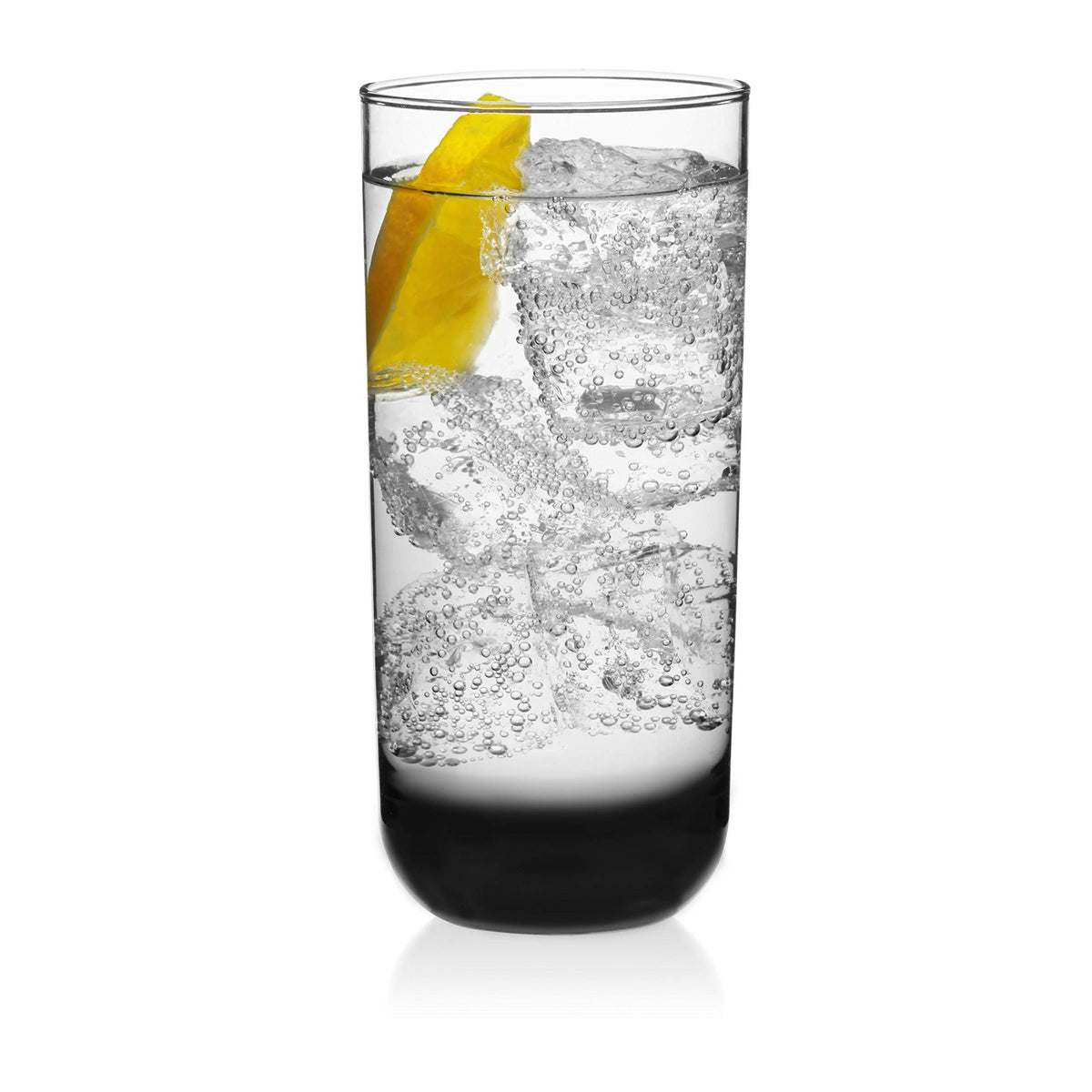 Libbey Polaris glassware in smoke color elevates entertaining ambiance.