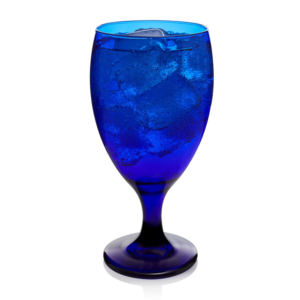 Libbey Premiere cobalt iced tea glasses set of 12 ready for entertaining.