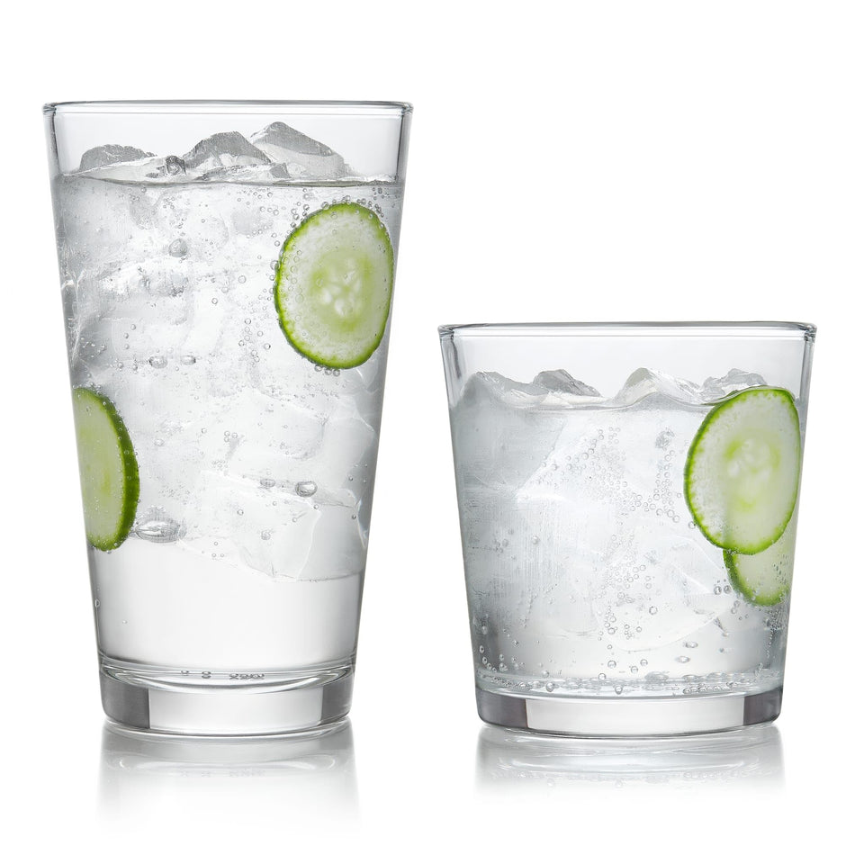 Libbey Preston 16oz tumbler with wide mouth for easy filling and daily use