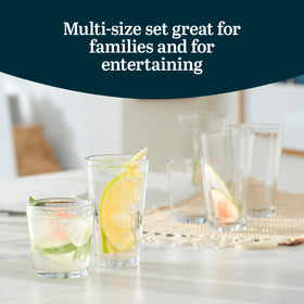 Libbey Preston wide-mouth design enabling effortless pouring