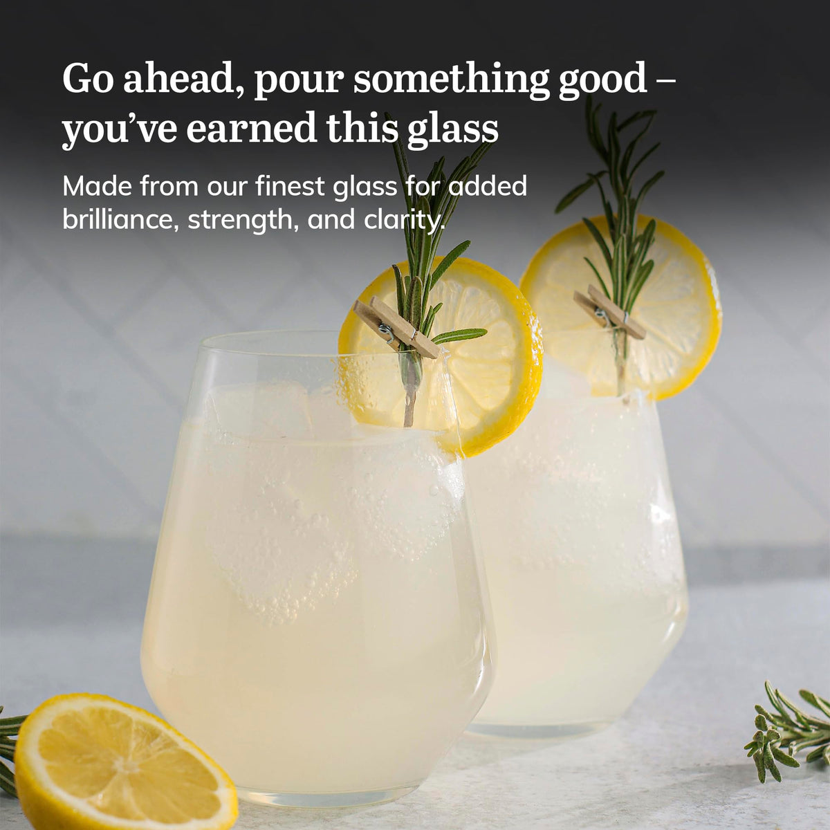 Libbey Signature Greenwich glass offers comfortable grip for easy tasting.