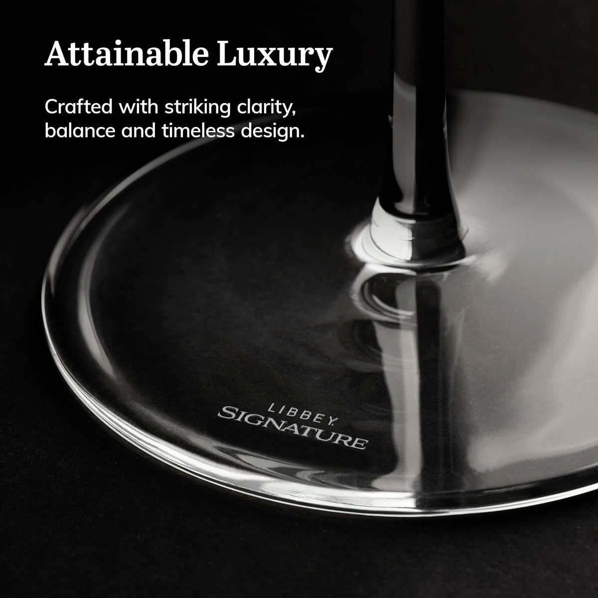 Libbey Signature Kentfield dishwasher-safe stemware adds convenience after gatherings