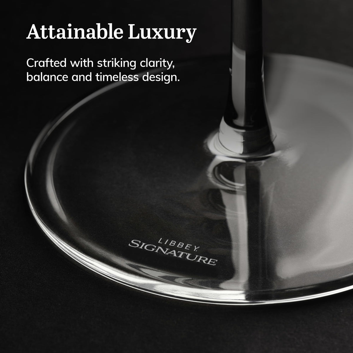 Libbey Signature Kentfield Estate ClearFire glass demonstrates clarity and strength