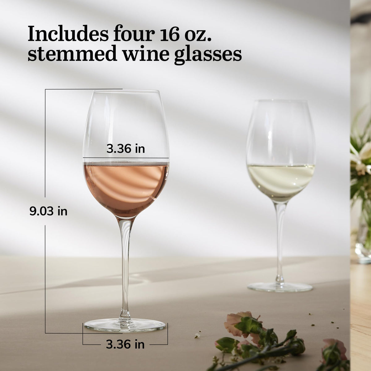 Libbey Kentfield Estate stem detail highlighting balanced design for comfortable sipping