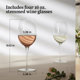 Libbey Kentfield Estate stem detail highlighting balanced design for comfortable sipping