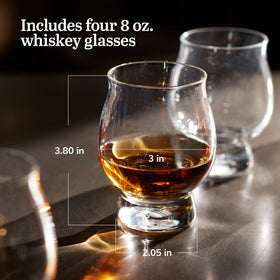 Libbey Signature Kentucky Bourbon Trail glass clarity emphasizes brilliance and quality.