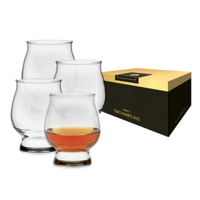 Libbey Signature Kentucky Bourbon Trail glass pour highlights aroma and color for tasting.