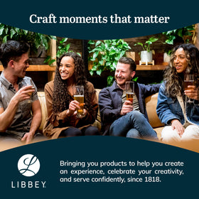 Libbey Stockholm pilsner glass clear view highlights beer clarity
