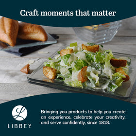 Libbey Tempo dishwasher-safe glassware simplifies cleanup after shared meals.