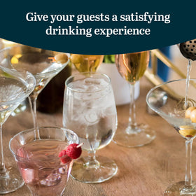 Libbey versatile goblets for beer, cocktails, and water on any table