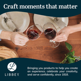 Gift-ready Libbey Vineyard Reserve wine glasses for celebrations and entertaining.