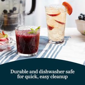 Libbey Yucatan glasses are dishwasher-safe for quick cleanup after hosting.