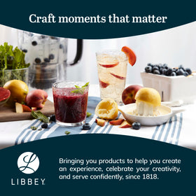 Libbey Yucatan party glasses suit holidays, events, and casual gatherings.