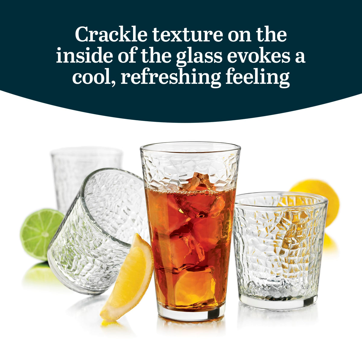 Libbey Yucatan glassware set is ideal for entertaining and everyday dining.