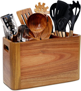 Liberal Brightdeer Utensil Holder front view on counter showing organized space