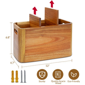 Liberal Brightdeer Utensil Holder top view highlighting three compartments