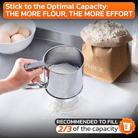 LIBERHAUS versatile sifter for baking projects and dusting