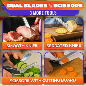 LIBERHAUS kitchen scissors are dishwasher-safe for convenient cleaning