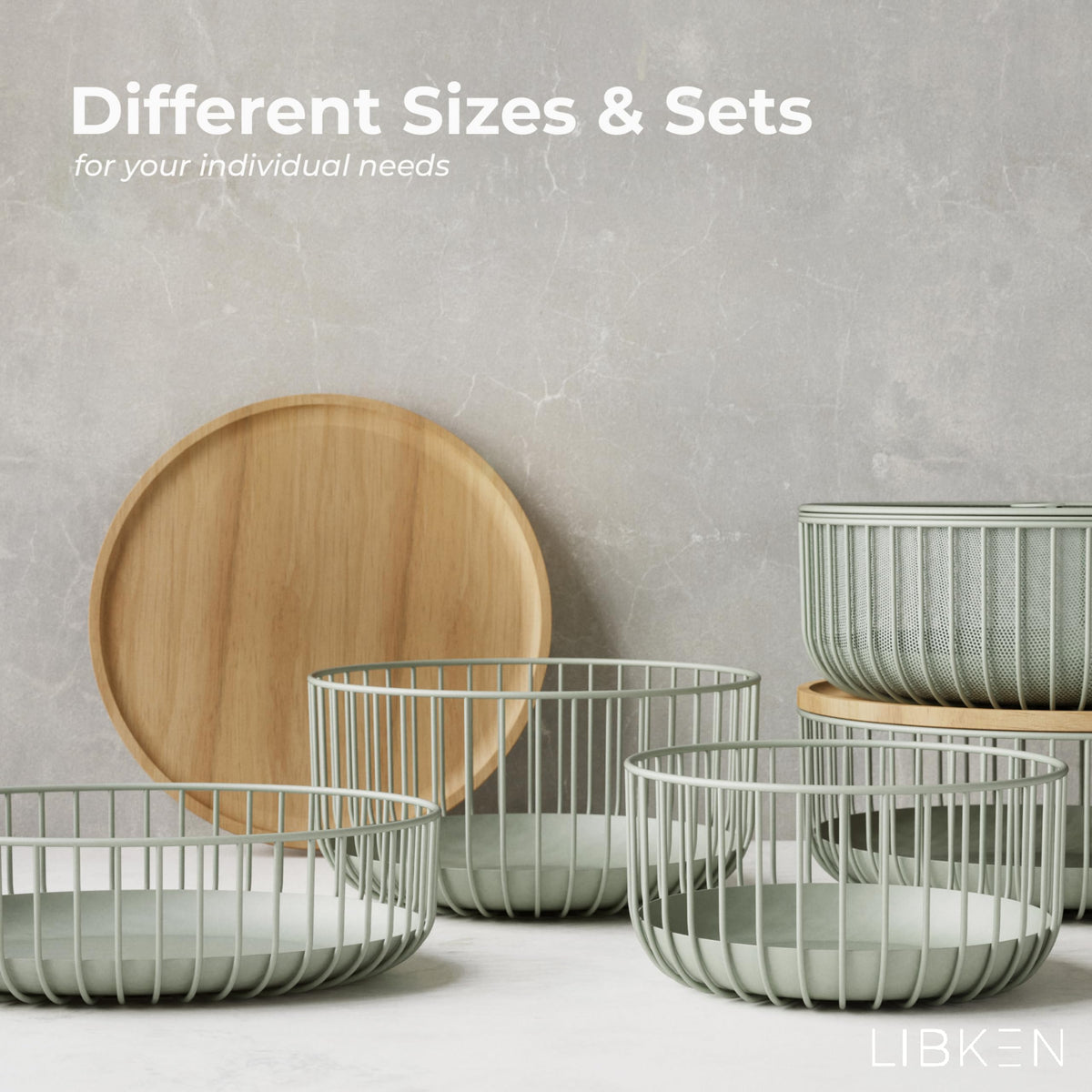 LIBKEN multipurpose fruit basket doubles as a stylish snack holder