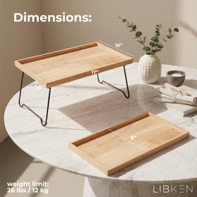 LIBKEN tray with minimalist Scandinavian design in a modern room.