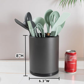 LIBODOUR utensil holder shows drainage holes for quick drying after washing