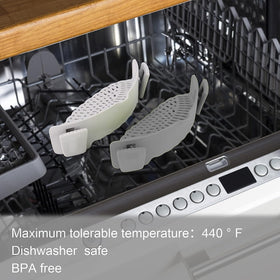 Liboyixi easy-store strainer tucked away in a small drawer