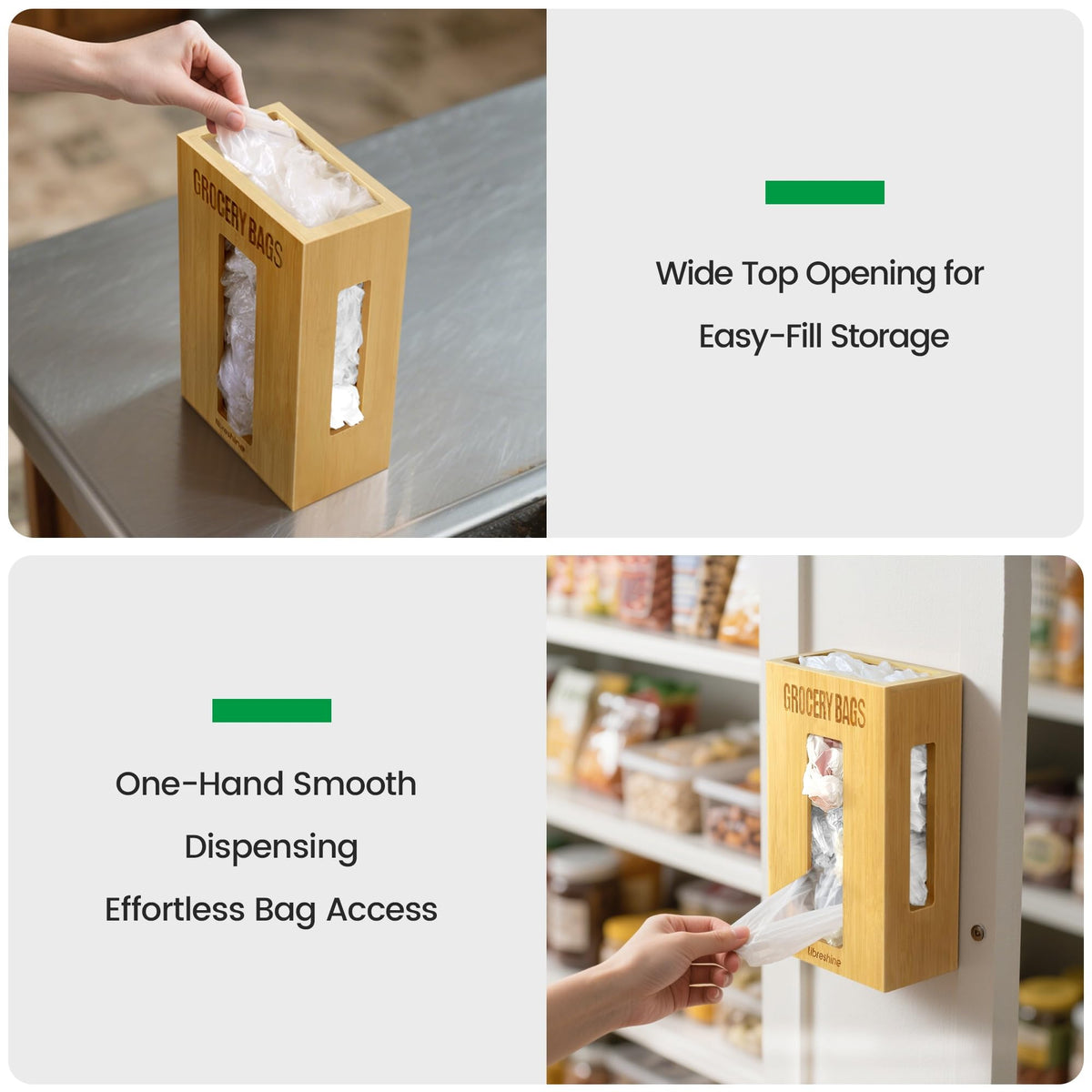 Libreshine wall-mount kit includes no-drill nails and screws