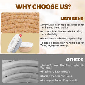 Libri Bene bread sling enables safe loaf transfer
