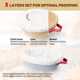 Libri Bene cloth liners keep surfaces clean and non-stick