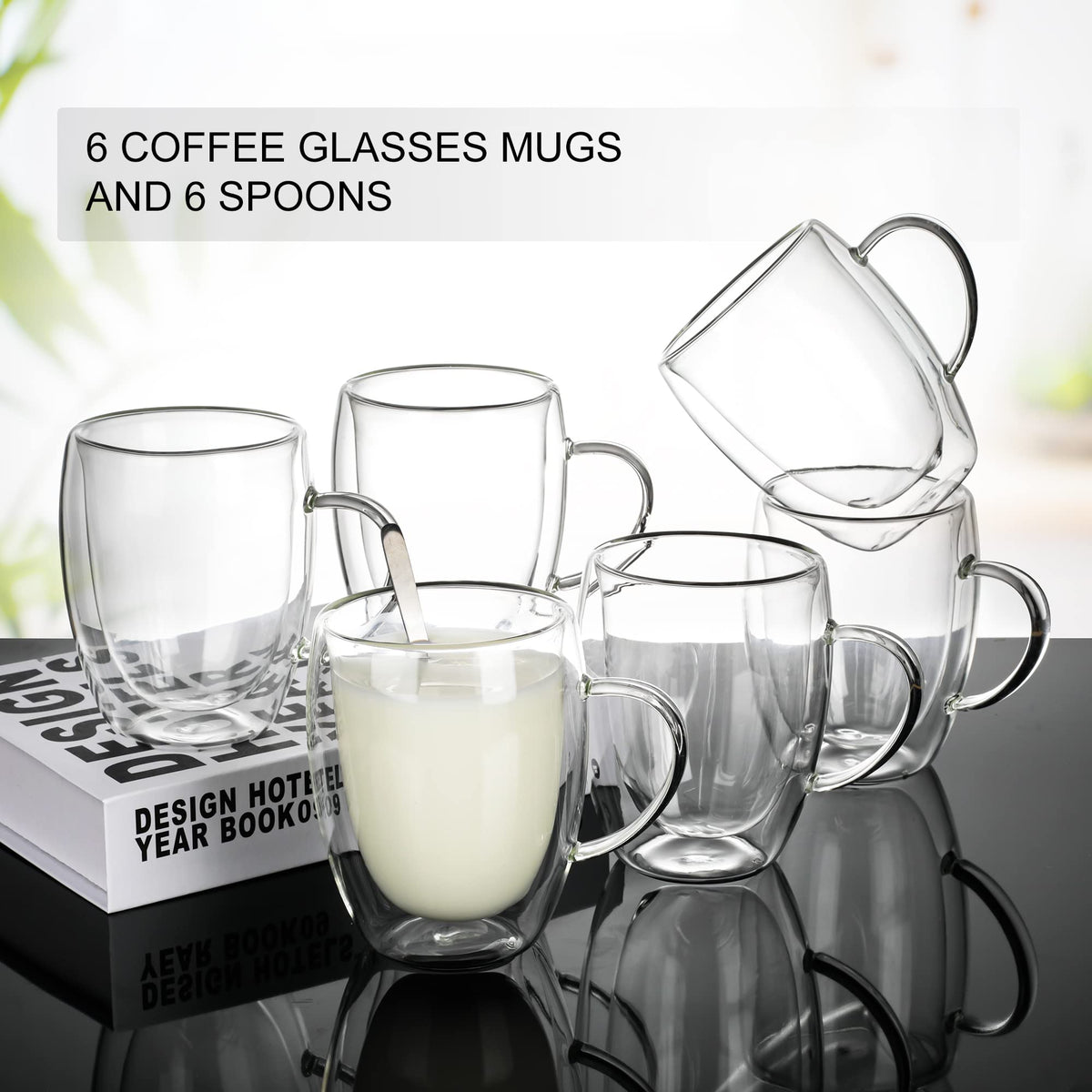 LIBWYS heat-resistant borosilicate glass protects beverages from thermal shocks.