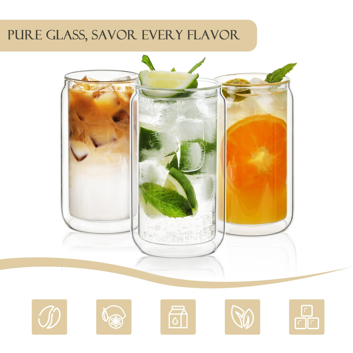 LIBWYS glass cups are dishwasher-safe; lids require hand washing.