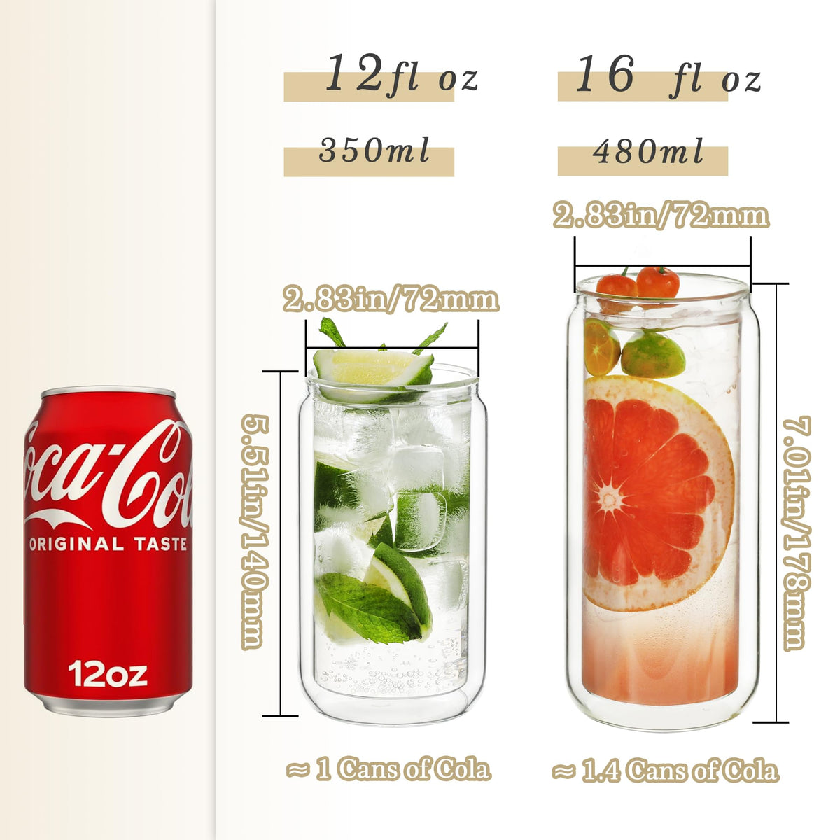 LIBWYS cups ideal for iced coffee, tea, or juice on the go.