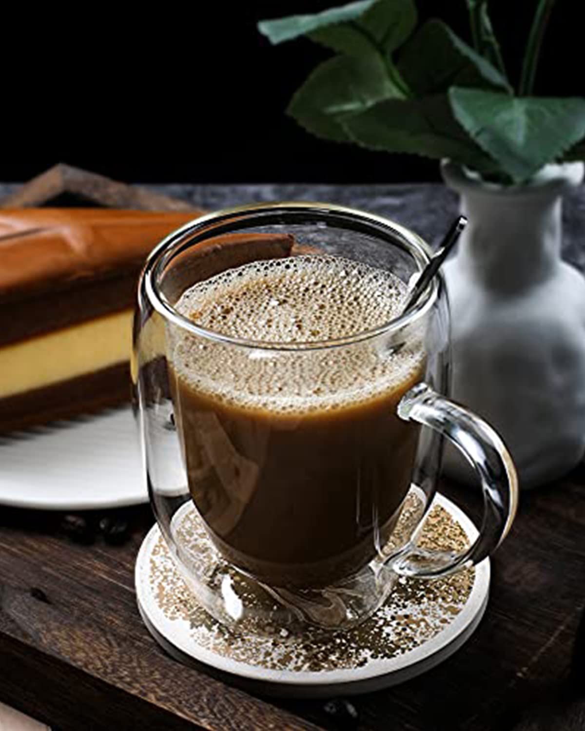 LIBWYS 350ml capacity suitable for hot or cold beverages with insulation.