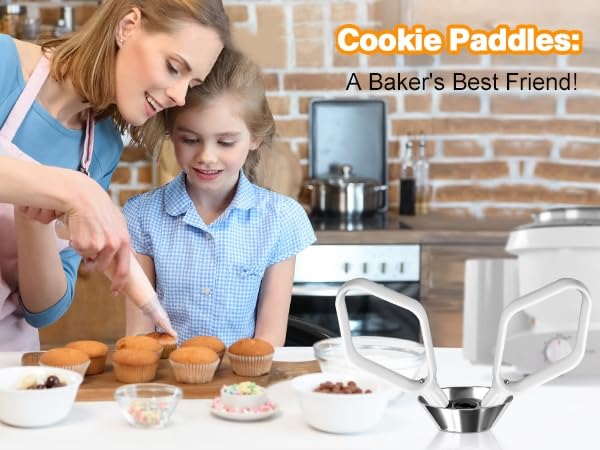 Lidajida replacement paddle set to upgrade mixer attachments