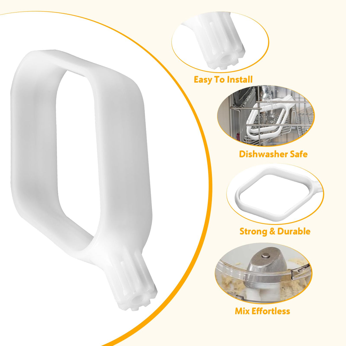 Lidajida Bosch Universal Plus paddle—dishwasher-safe and easy maintenance