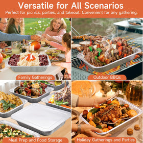 Lideropa meal-prep pans ideal for casseroles and lasagna